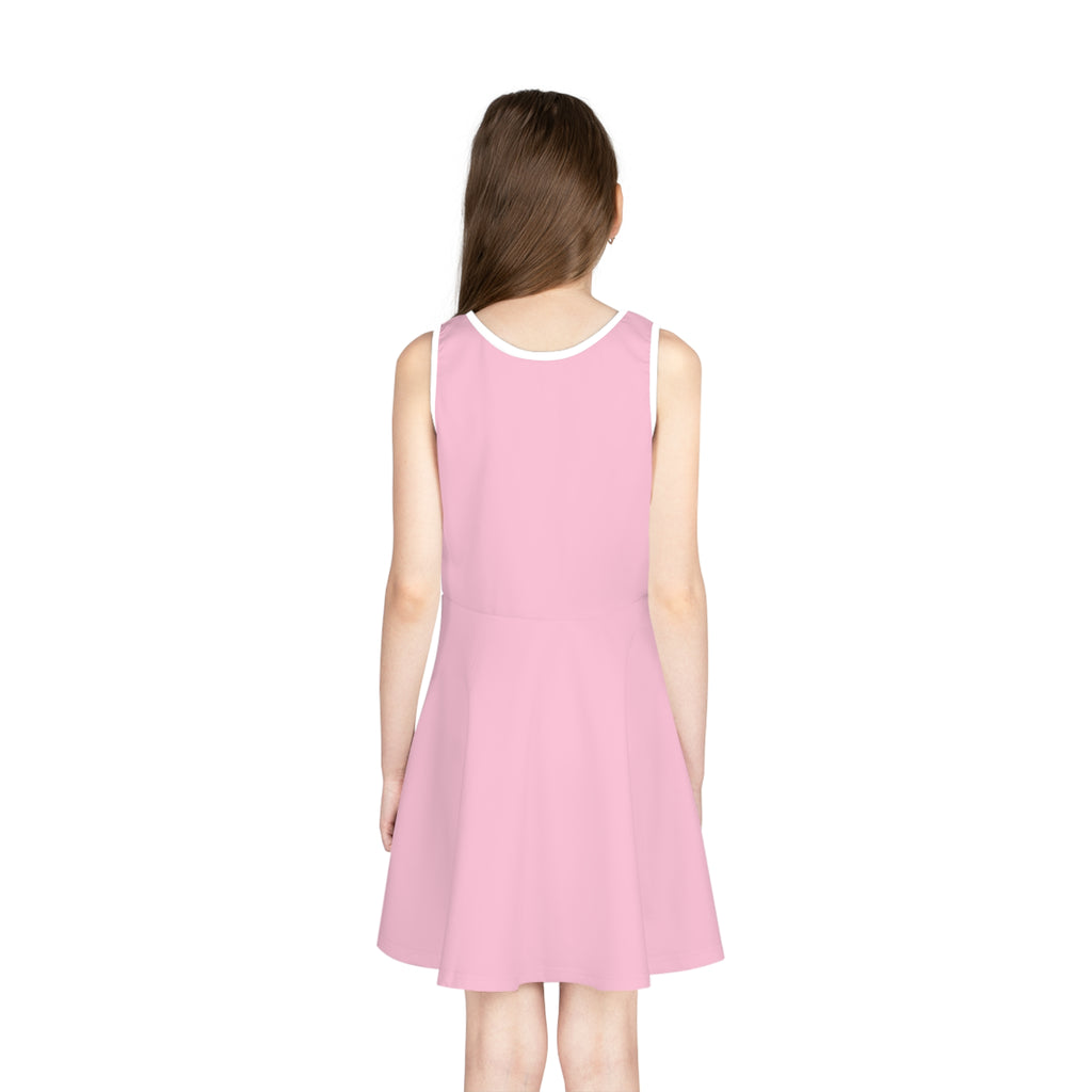Girls' Sleeveless Sundress (AOP)
