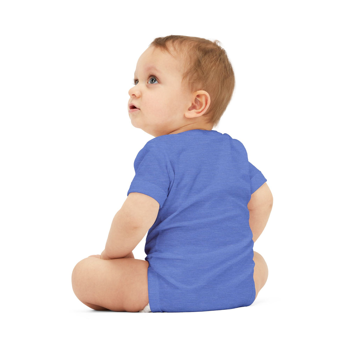 Smiley Face Baby Onesie – Pastel Gradient Infant Jersey One-Piece