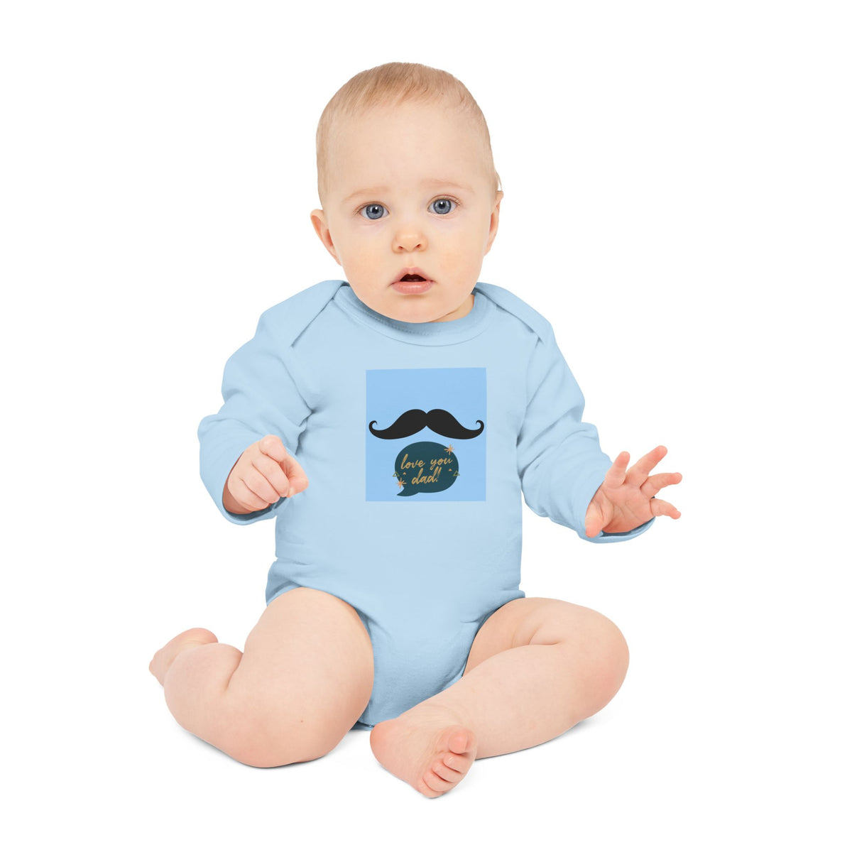 Baby Long-Sleeve Organic Bodysuit