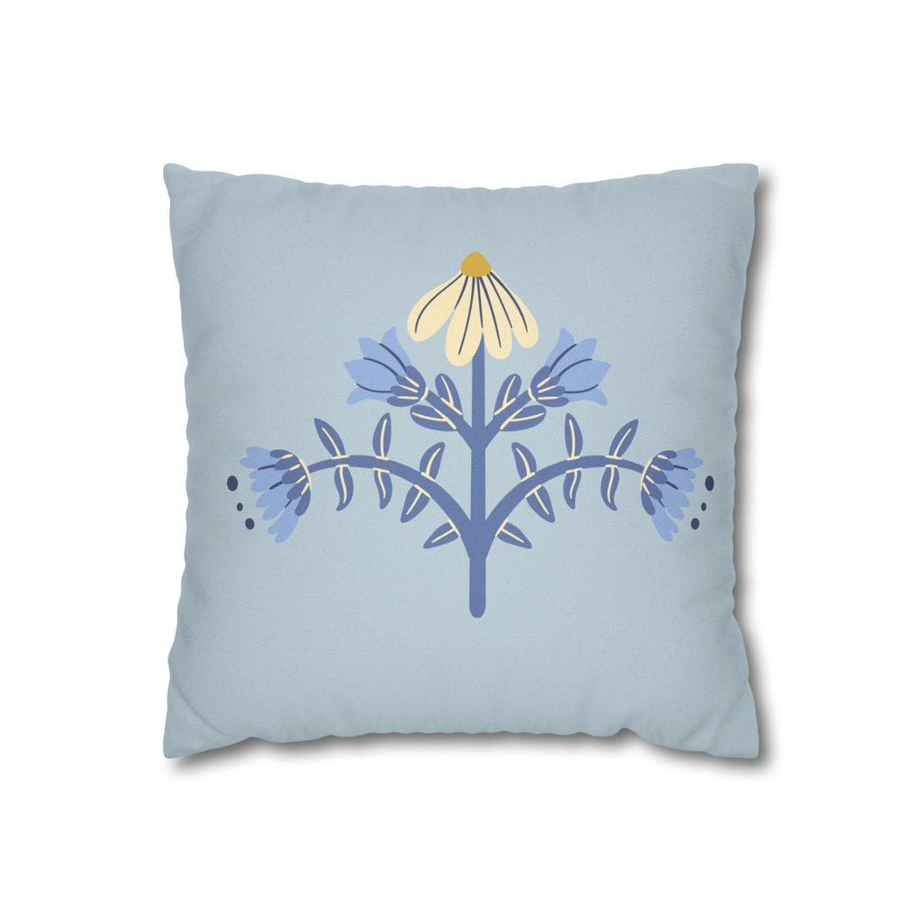 Spun Polyester Square Pillowcase