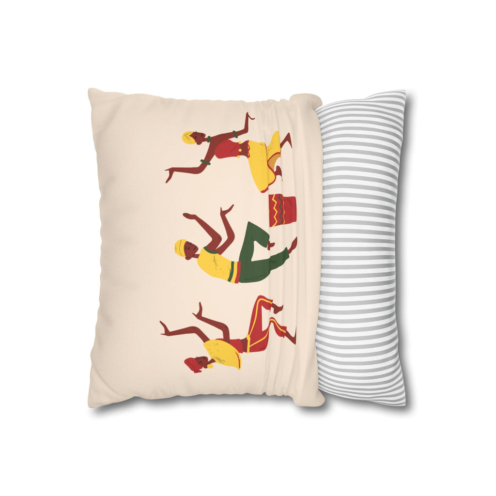 Faux Suede Square Pillowcase