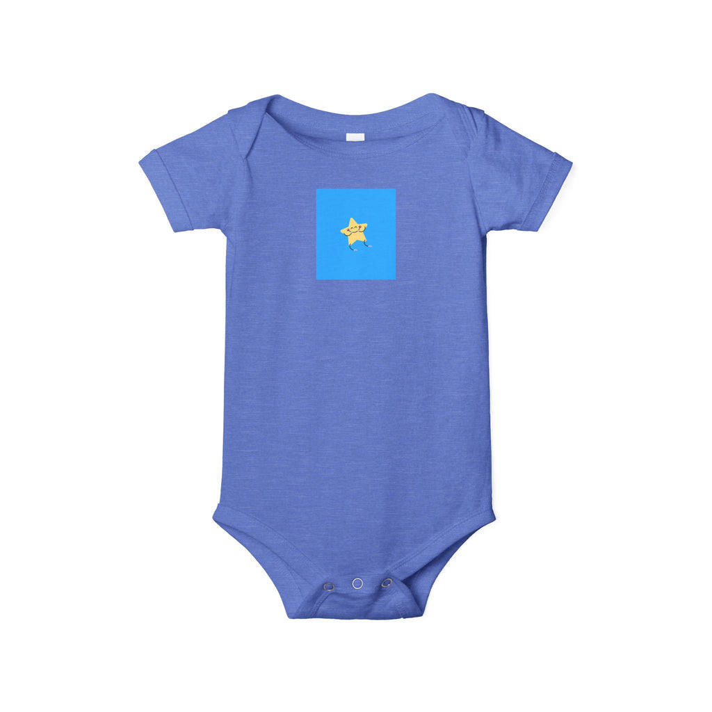 Blue Star Baby Onesie — Infant Jersey One-Piece