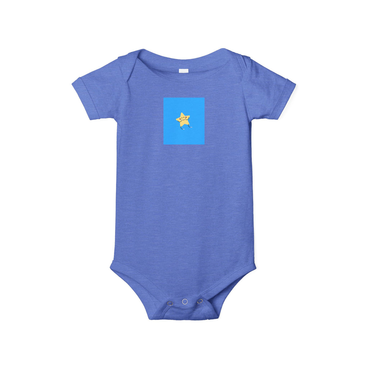 Blue Star Baby Onesie — Infant Jersey One-Piece