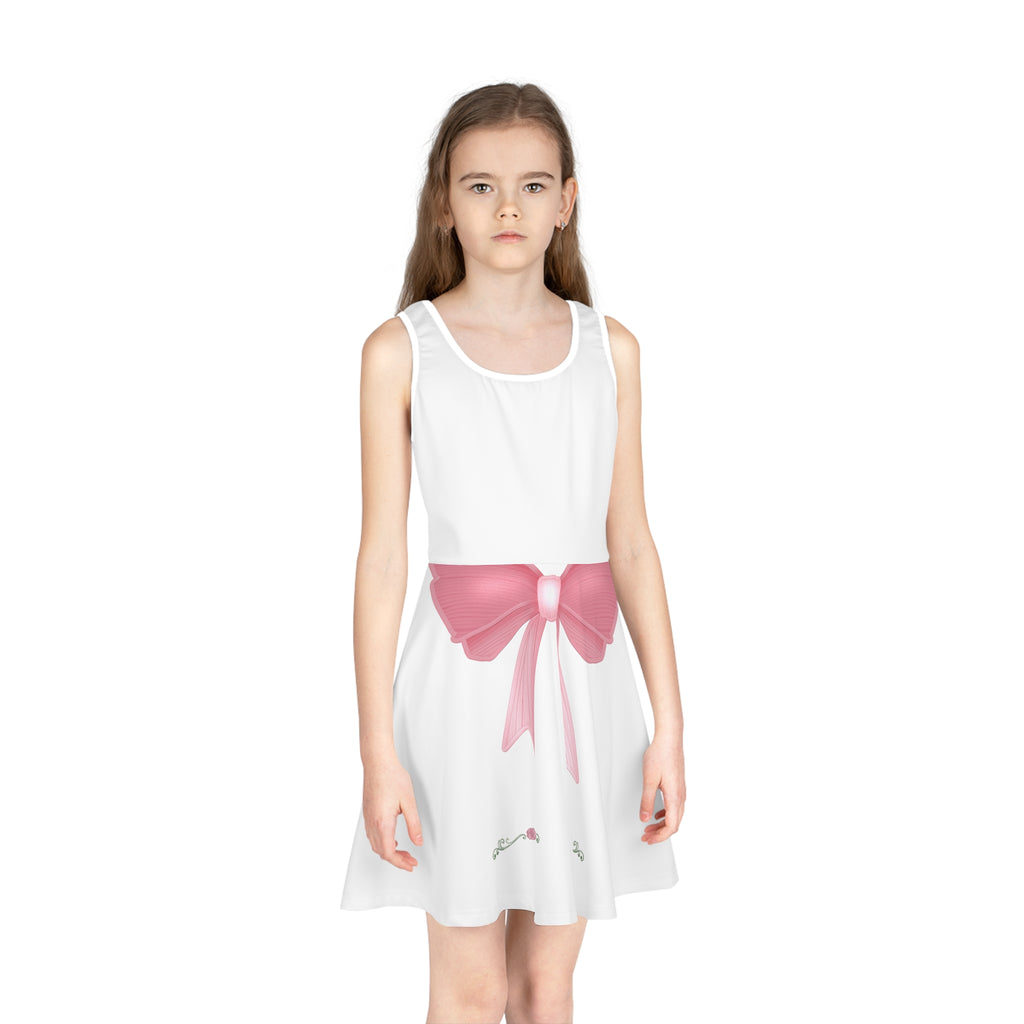 Girls' Sleeveless Sundress (AOP)