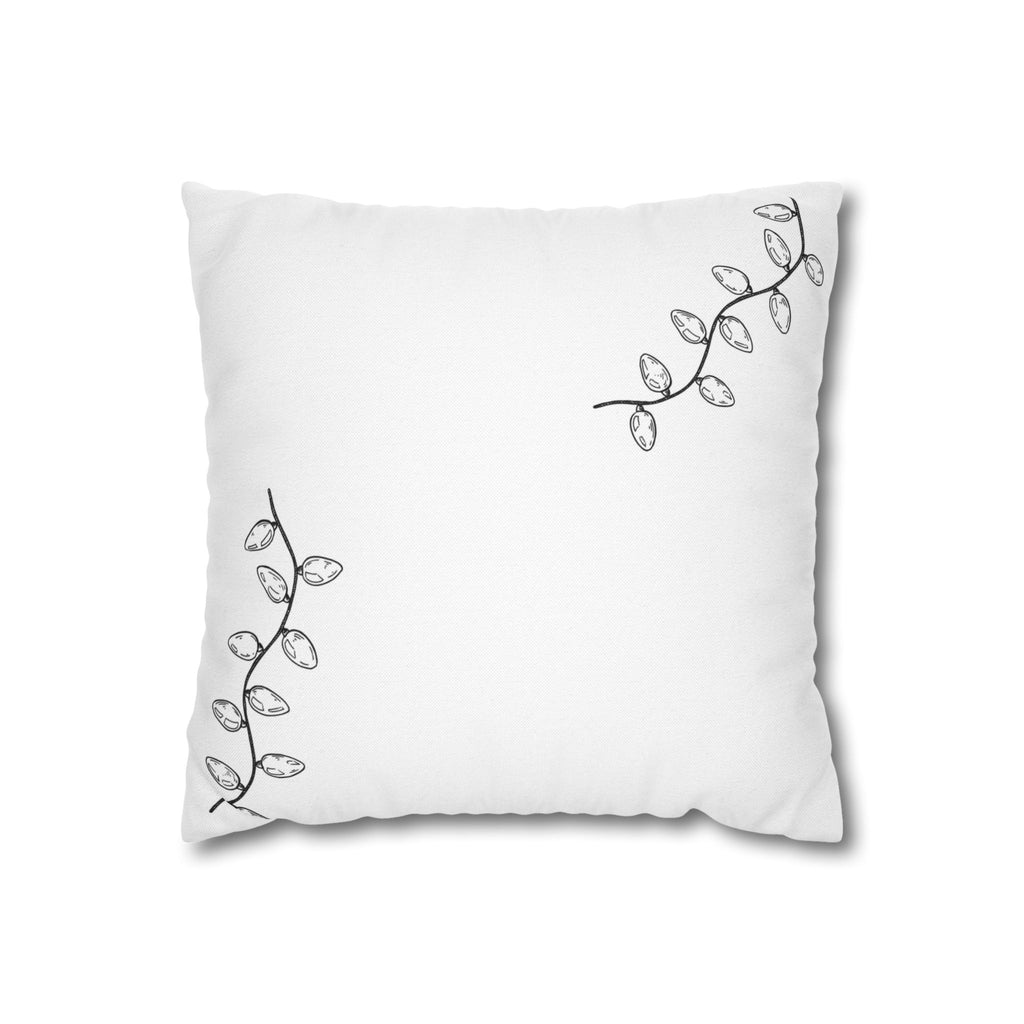 Spun Polyester Square Pillowcase