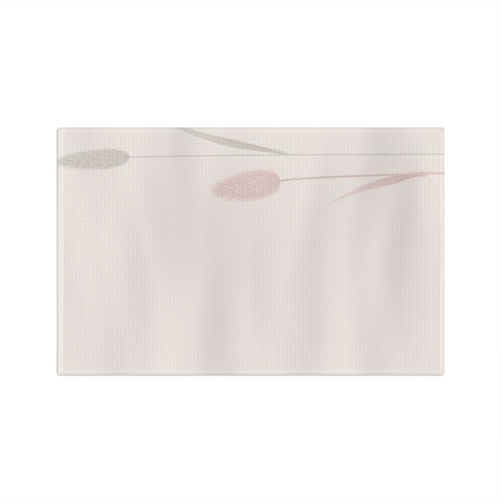 Microfiber Tea Towel - Minimal Pastel Tulip Kitchen Towel, Soft Floral Dish Cloth for Spring & Housewarming