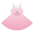 Girls’ Pink Sundress — 'Be Yourself' Cute Cartoon Sun Design