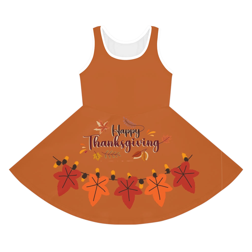 Girls' Sleeveless Sundress (AOP)