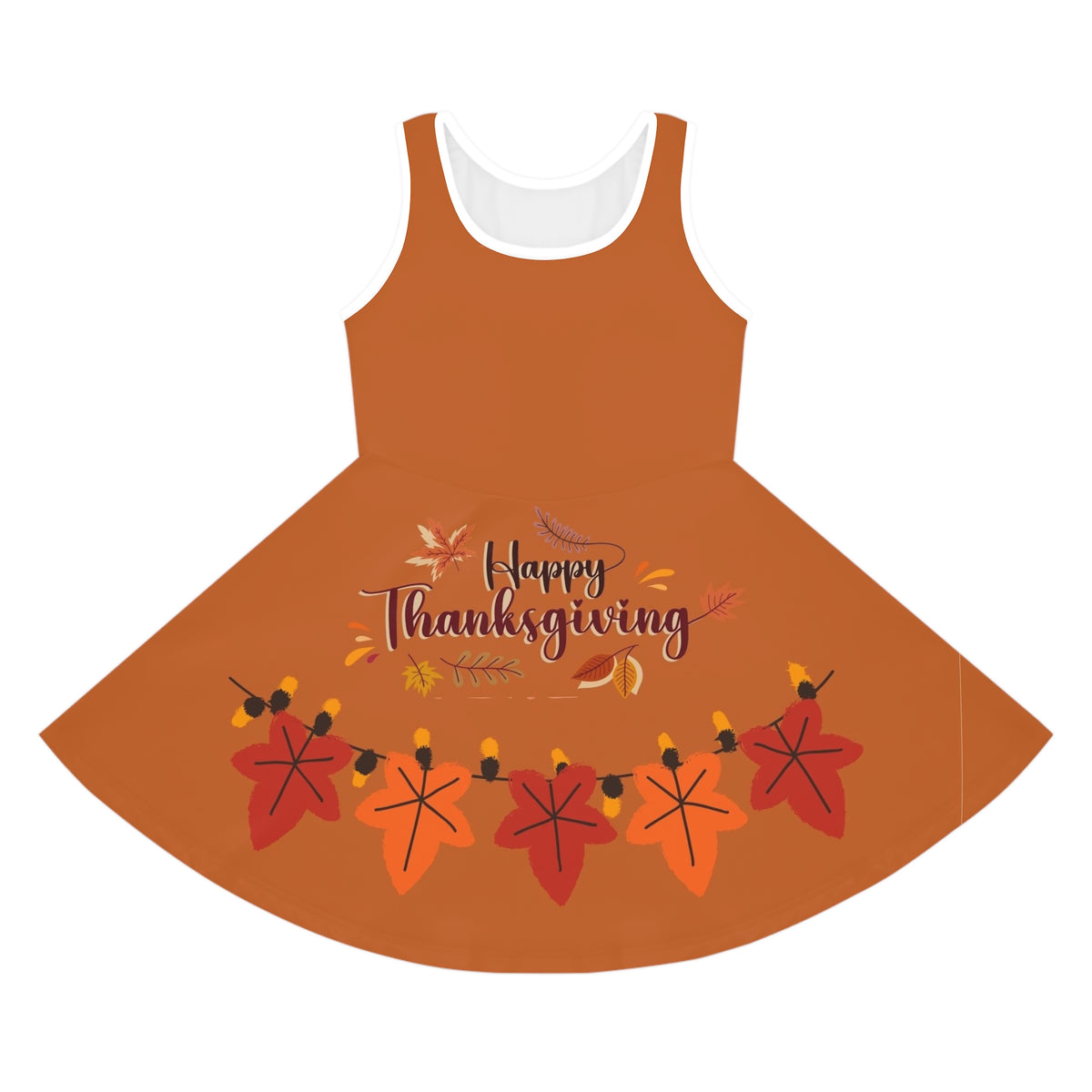 Girls' Sleeveless Sundress (AOP)