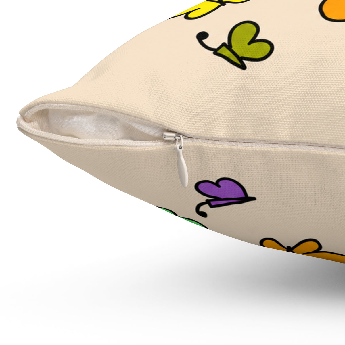 Spun Polyester Square Pillow