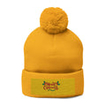 Pom-Pom Knit Cap (Embroidery)