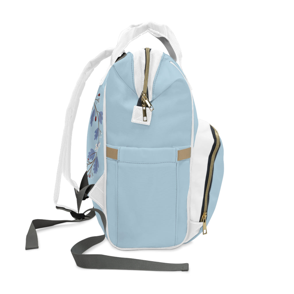 Ice Skating Bear Diaper Backpack — Multifunctional Baby Changing Bag