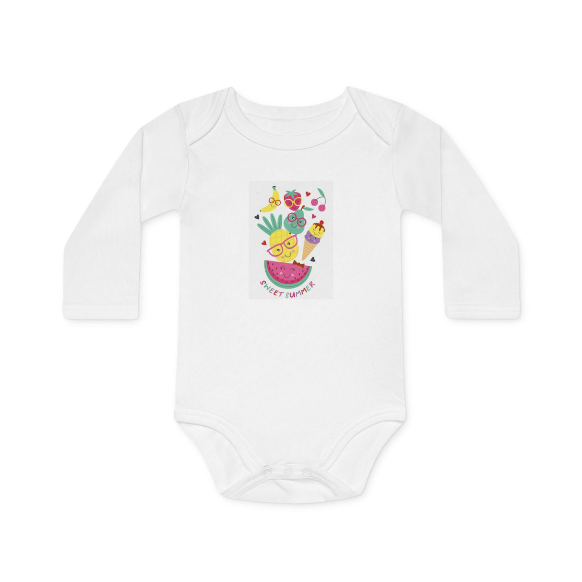Baby Long-Sleeve Organic Bodysuit